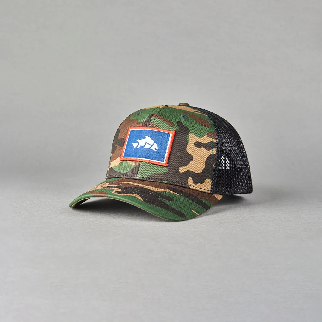 Wyoming Trout Trucker Hat - Image 6